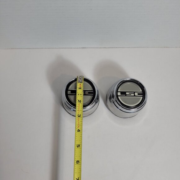 Lincoln Mark VII LSC 1988-1992 OEM Wheel Center Caps Chrome (Set of 2) - Picture 6 of 8